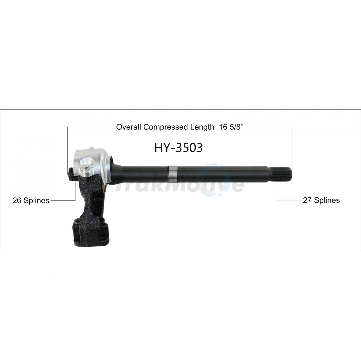 TrakMotive HY3503 - CV Intermediate Shaft TrakMotive HY3503 CV Intermediate Shaft product image 1 of 3
