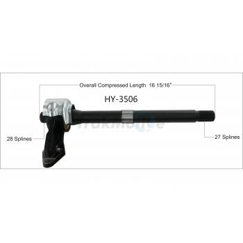 2017 Hyundai Tucson CV Intermediate Shaft Front Right TrakMotive HY3506 image 1 of 3