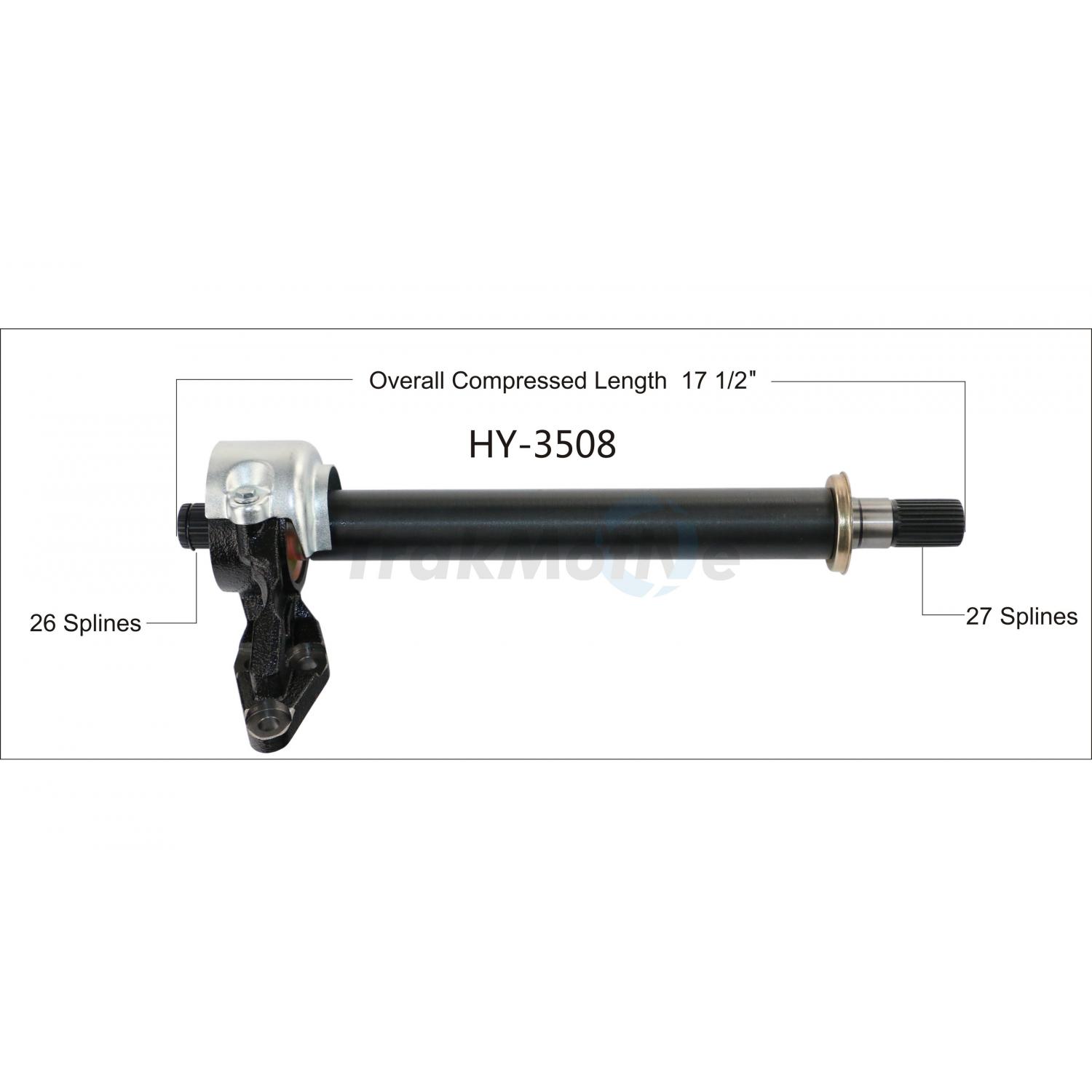 TrakMotive HY3508 - CV Intermediate Shaft TrakMotive HY3508 CV Intermediate Shaft product image 1 of 3
