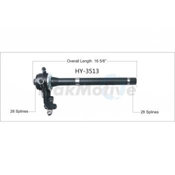 2009 Hyundai Santa Fe CV Intermediate Shaft Front Right TrakMotive HY3513 image 1 of 3