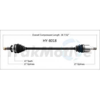 2004 Kia Magentis CV Axle Shaft