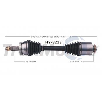 2013 Kia Sorento CV Axle Shaft Front Right TrakMotive HY8213 image 1 of 3