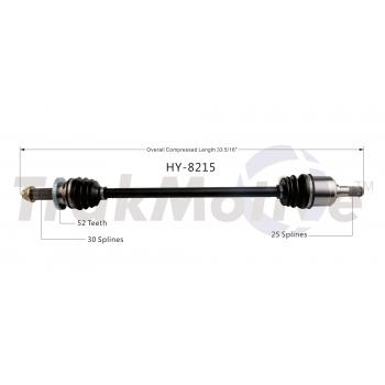 2014 Kia Sorento CV Axle Shaft Rear Left TrakMotive HY8215 image 1 of 3