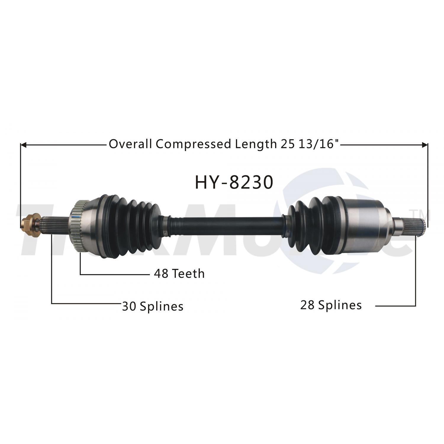 TrakMotive HY8230 - CV Axle Shaft TrakMotive HY8230 CV Axle Shaft product image 1 of 3