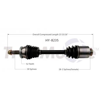 2014 Kia Sorento CV Axle Shaft Front Right TrakMotive HY8235 image 1 of 3