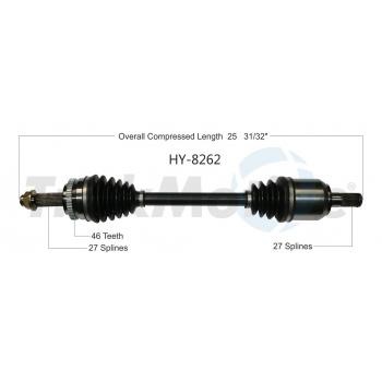 2013 Kia Forte Koup CV Axle Shaft Front Left TrakMotive HY8262 image 1 of 3