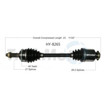 2016 Kia Forte Koup CV Axle Shaft Front Right TrakMotive HY8265 image 1 of 3