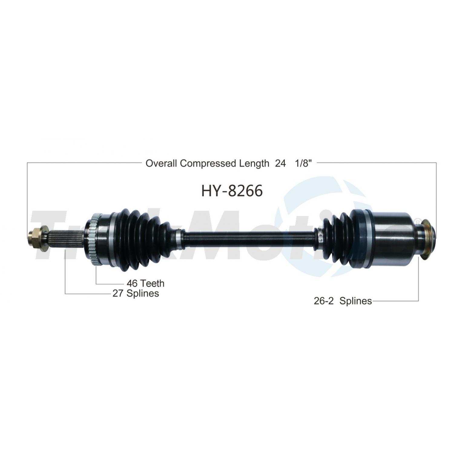 TrakMotive HY8266 - CV Axle Shaft TrakMotive HY8266 CV Axle Shaft product image 1 of 3