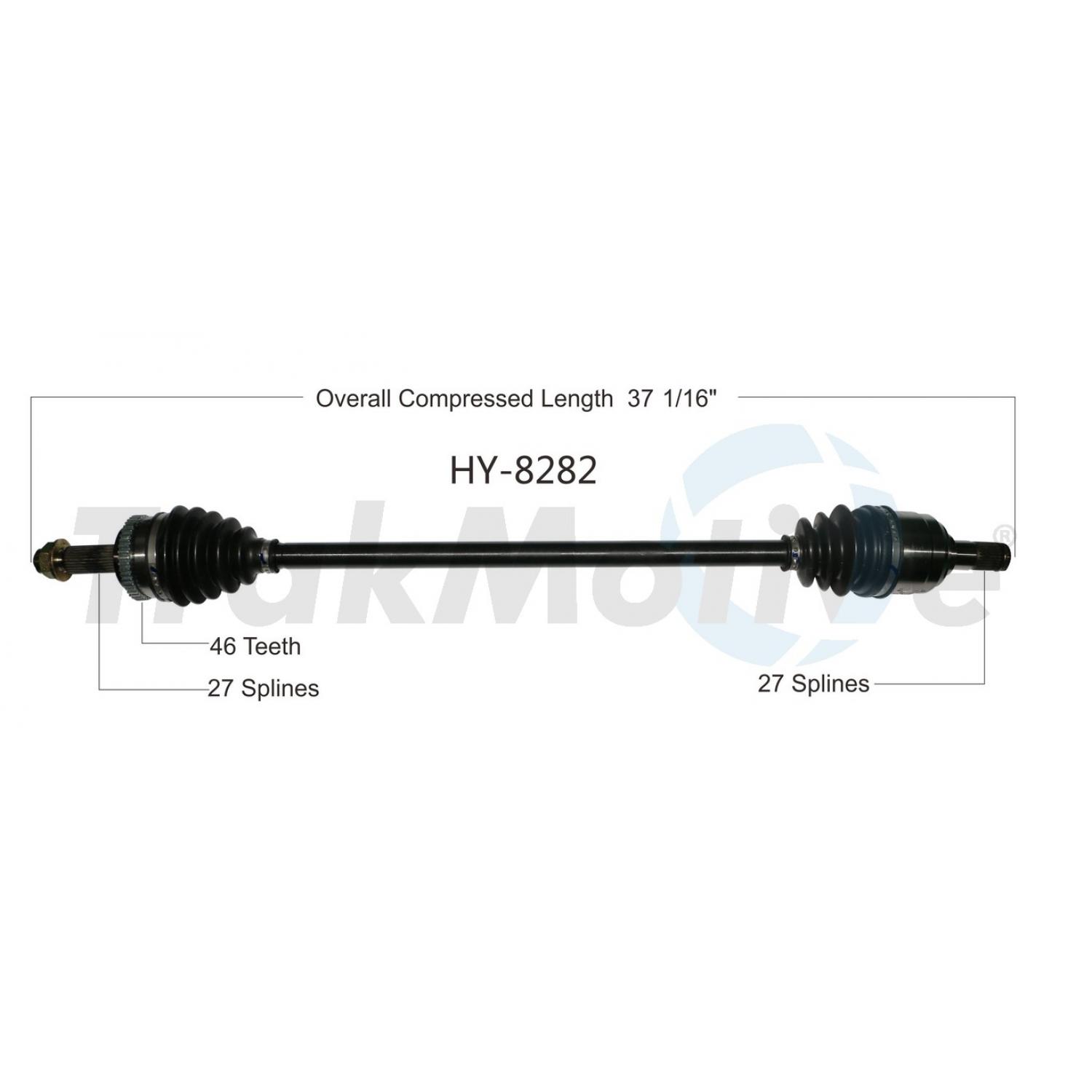 TrakMotive HY8282 - CV Axle Shaft TrakMotive HY8282 CV Axle Shaft product image 1 of 3