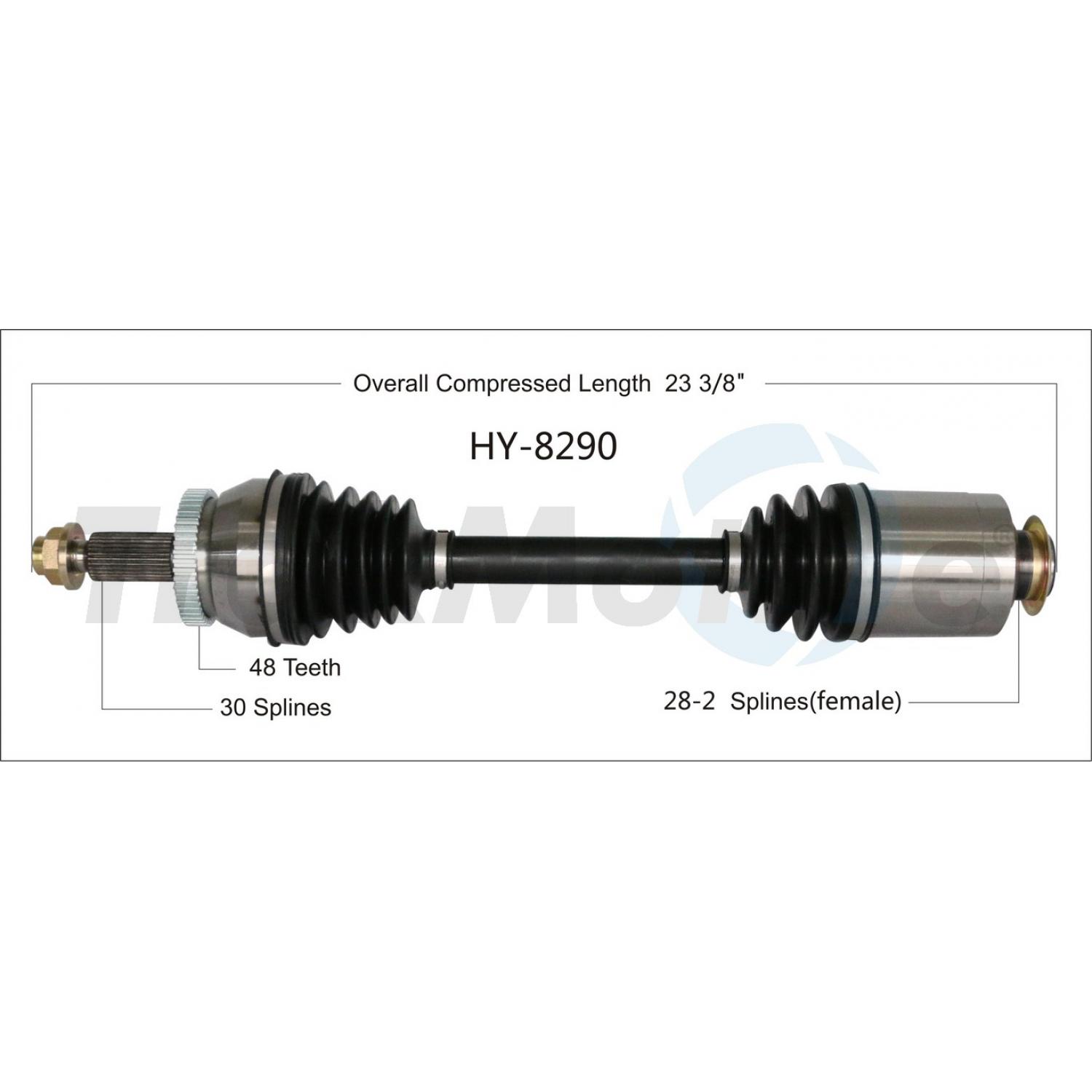 TrakMotive HY8290 - CV Axle Shaft TrakMotive HY8290 CV Axle Shaft product image 1 of 3