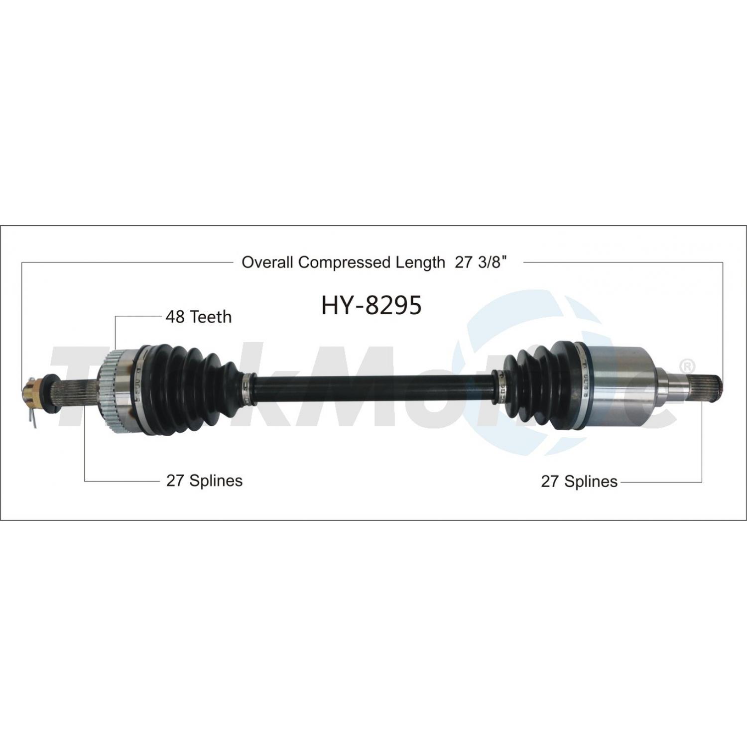 TrakMotive HY8295 CV Axle Shaft product image 1 of 3