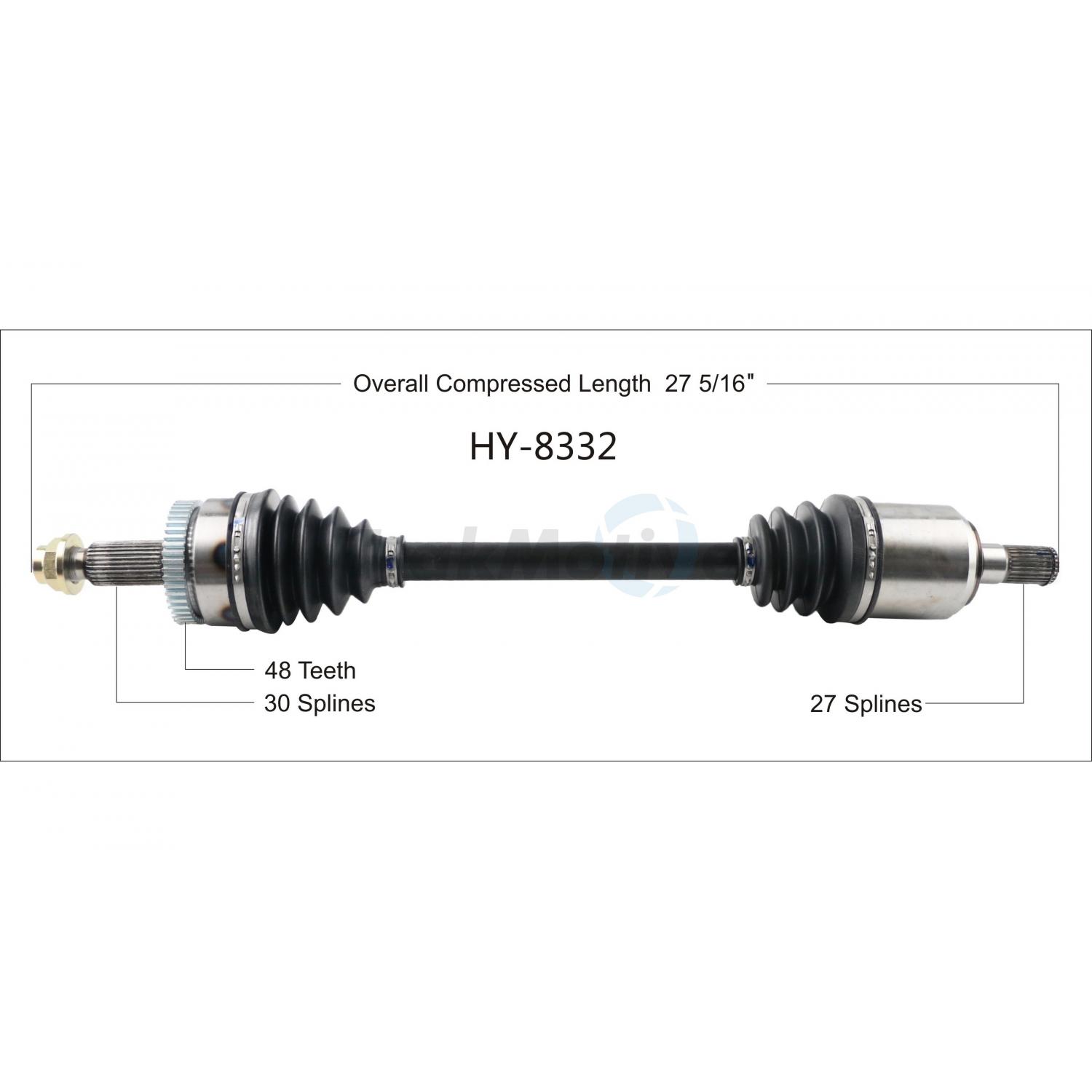 TrakMotive HY8332 - CV Axle Shaft TrakMotive HY8332 CV Axle Shaft product image 1 of 3