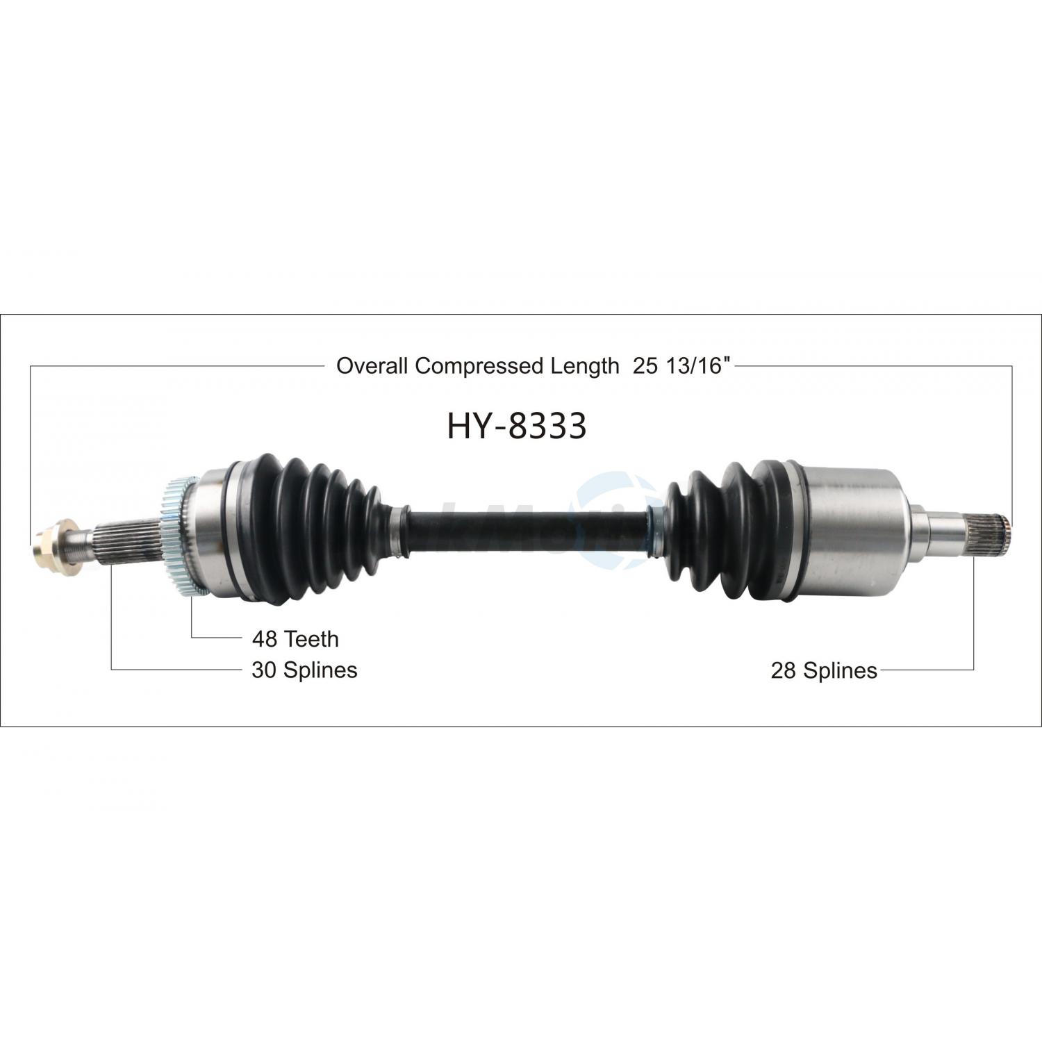 TrakMotive HY8333 - CV Axle Shaft TrakMotive HY8333 CV Axle Shaft product image 1 of 3