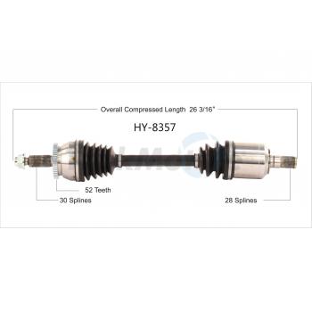 2018 Kia Sorento CV Axle Shaft