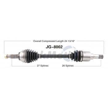 2005 Jaguar X-Type CV Axle Shaft Front Left TrakMotive JG8002 image 1 of 3