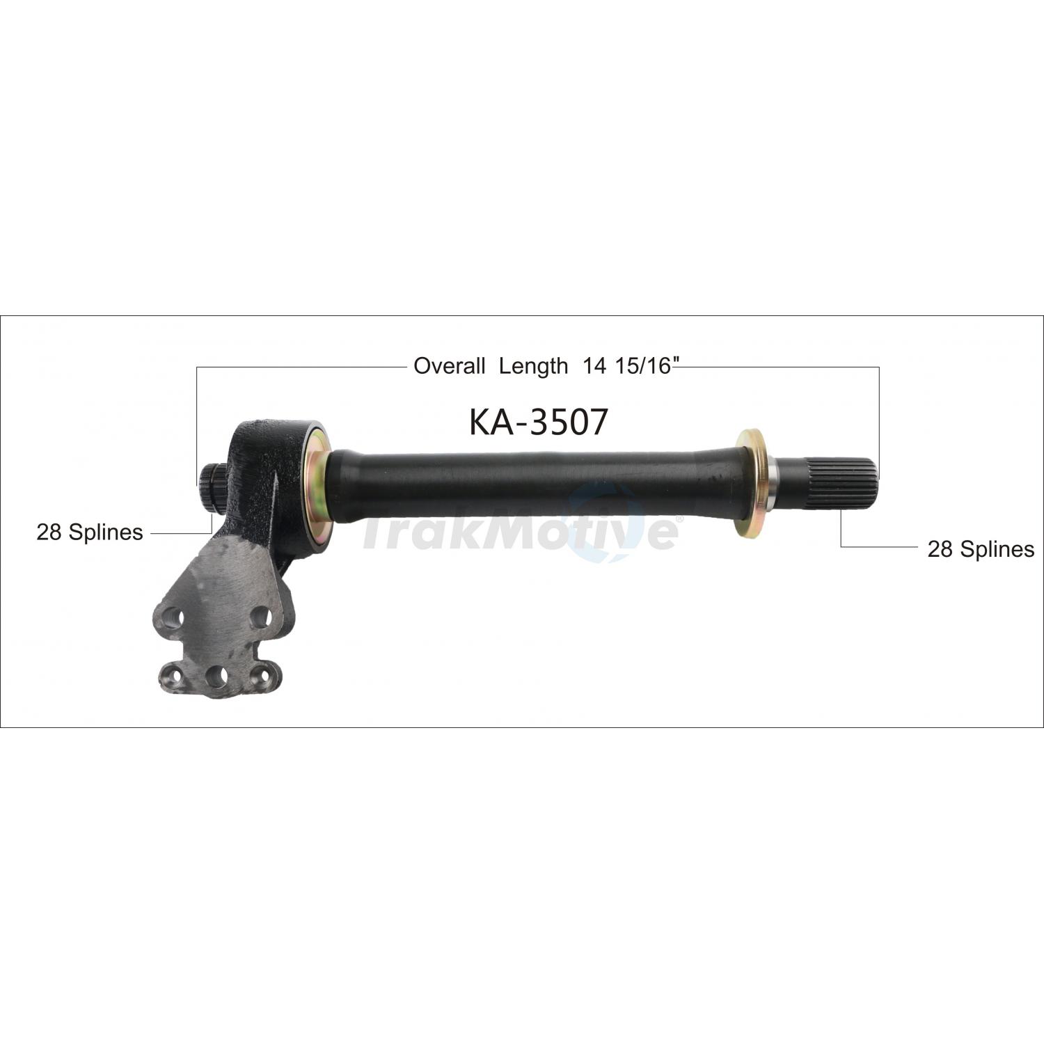 TrakMotive KA3507 - CV Intermediate Shaft TrakMotive KA3507 CV Intermediate Shaft product image 1 of 3