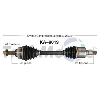 2004 Kia Rio CV Axle Shaft Front Left TrakMotive KA8019 image 1 of 3