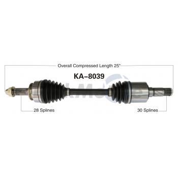2007 Kia Sorento CV Axle Shaft