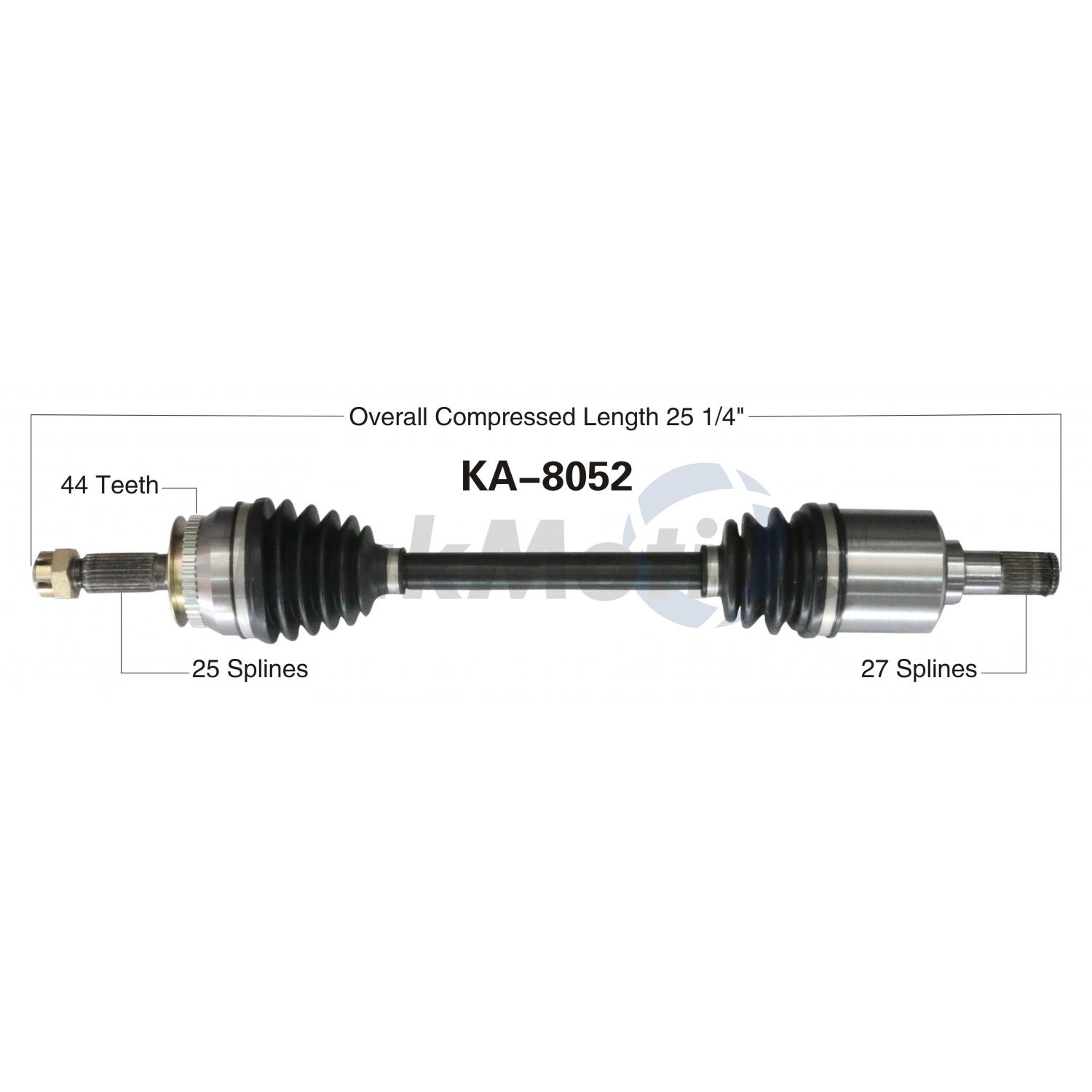 TrakMotive KA8052 - CV Axle Shaft TrakMotive KA8052 CV Axle Shaft product image 1 of 3