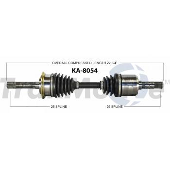 2001 Kia Sportage CV Axle Shaft Front Right TrakMotive KA8054 image 1 of 3
