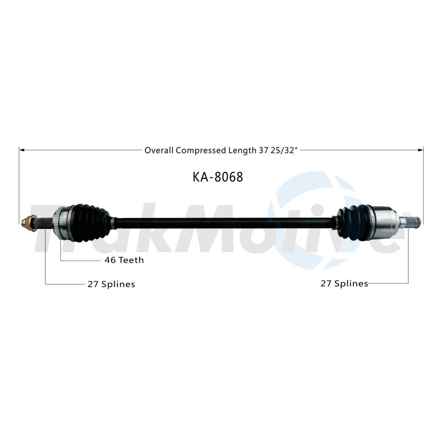 TrakMotive KA8068 - CV Axle Shaft TrakMotive KA8068 CV Axle Shaft product image 1 of 4