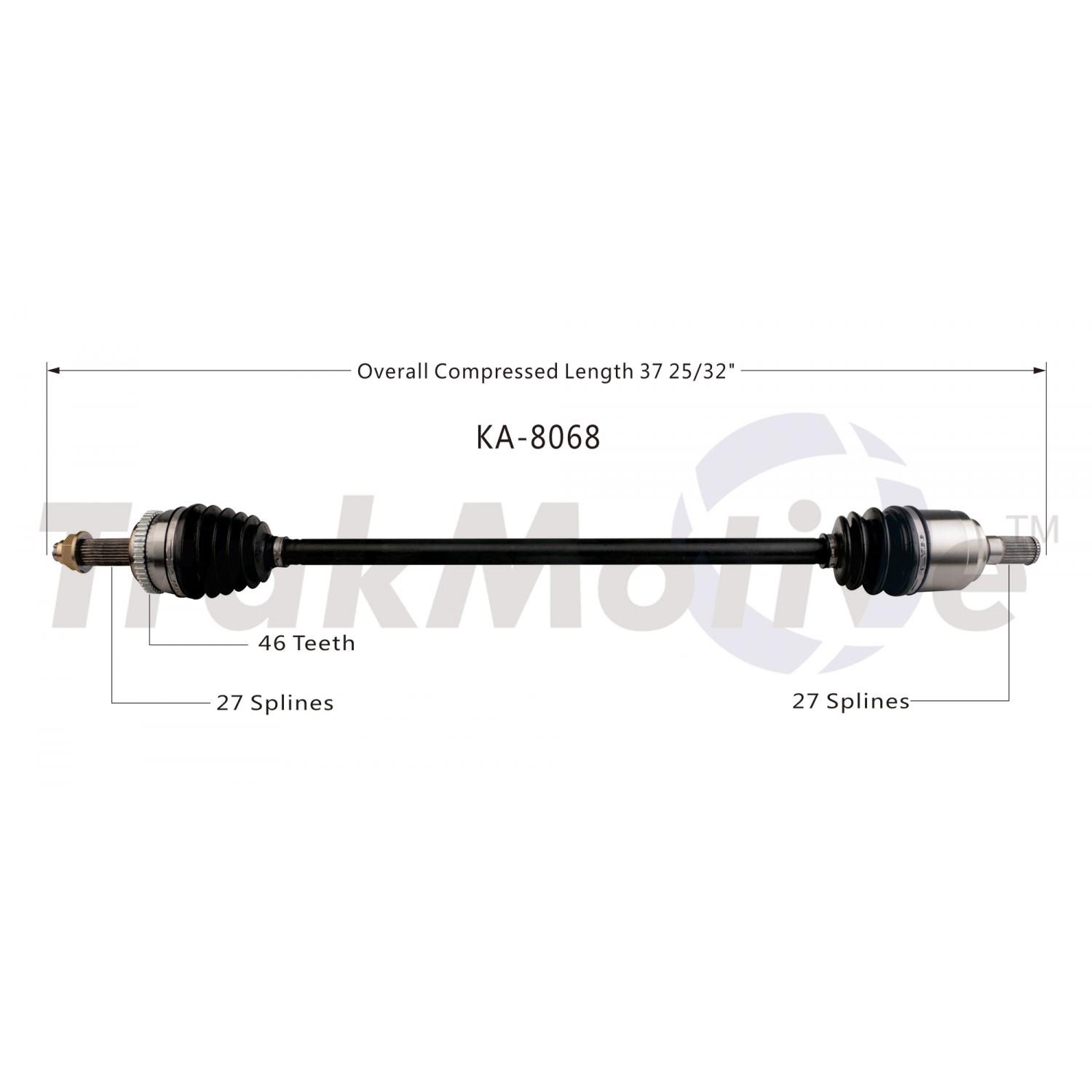 TrakMotive KA8068 - CV Axle Shaft TrakMotive KA8068 CV Axle Shaft product image 2 of 4