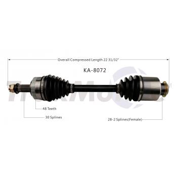 2013 Kia Sportage CV Axle Shaft Front Right TrakMotive KA8072 image 1 of 3