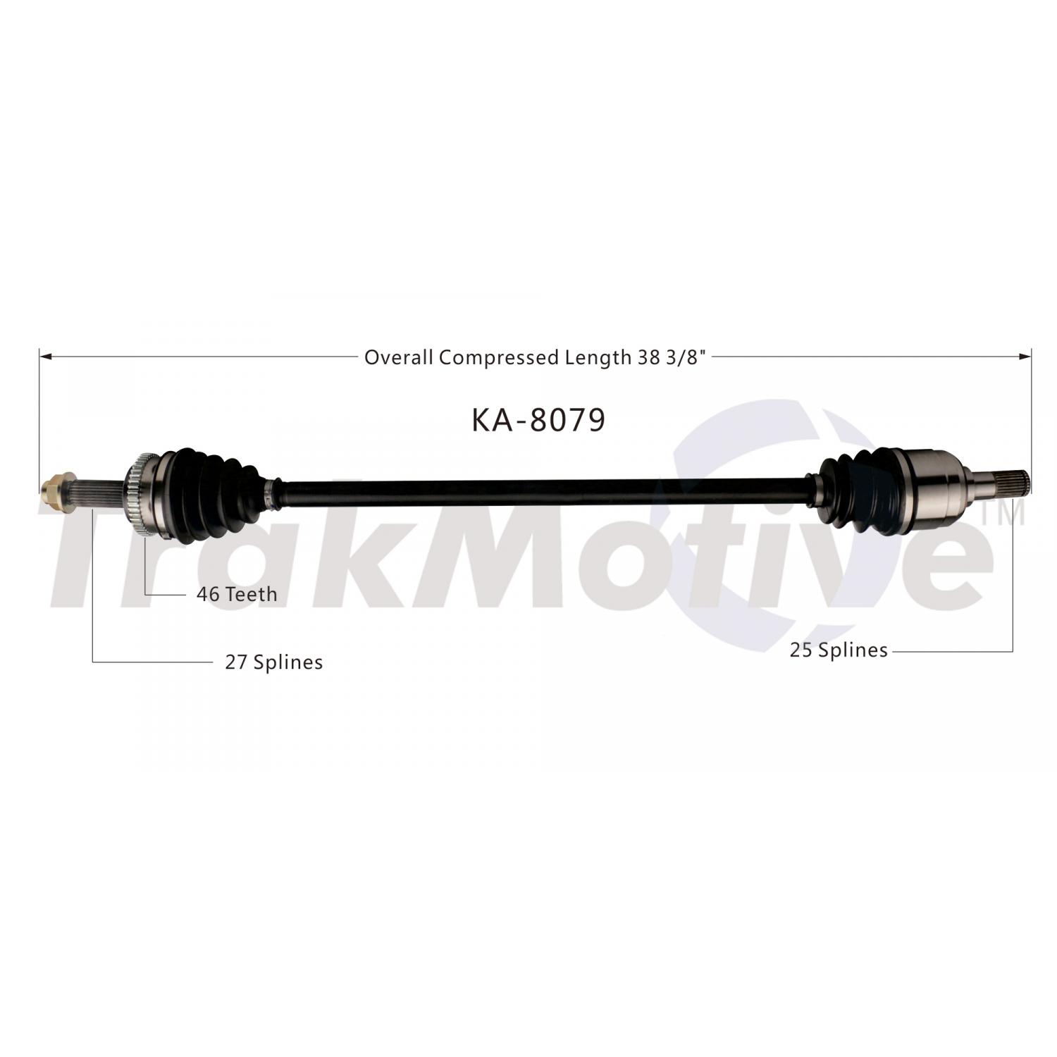 TrakMotive KA8079 - CV Axle Shaft TrakMotive KA8079 CV Axle Shaft product image 1 of 3