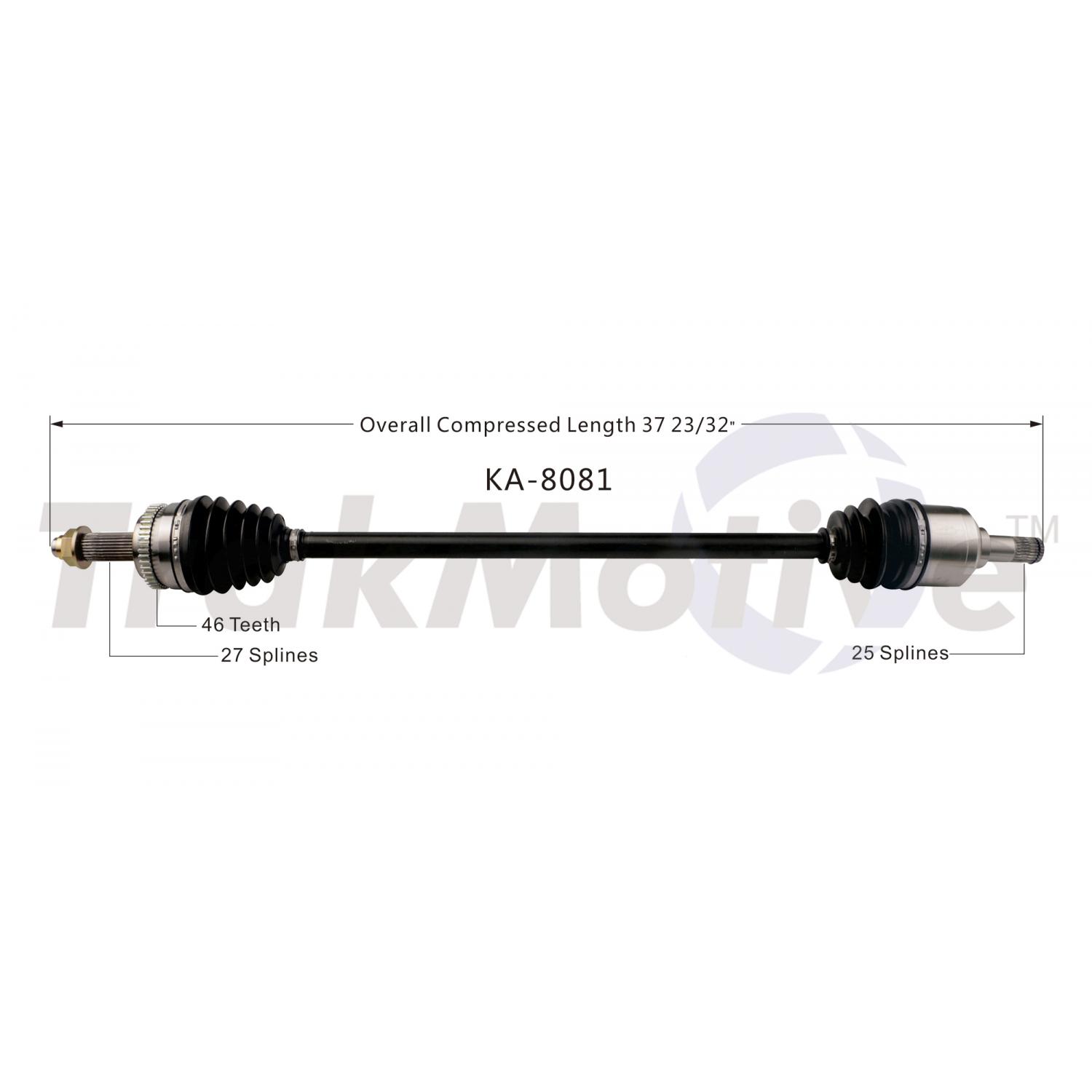 TrakMotive KA8081 - CV Axle Shaft TrakMotive KA8081 CV Axle Shaft product image 1 of 3