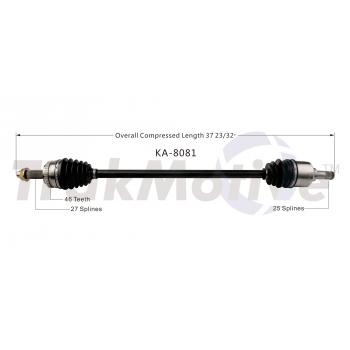 2012 Kia Soul CV Axle Shaft Front Right TrakMotive KA8081 image 1 of 3