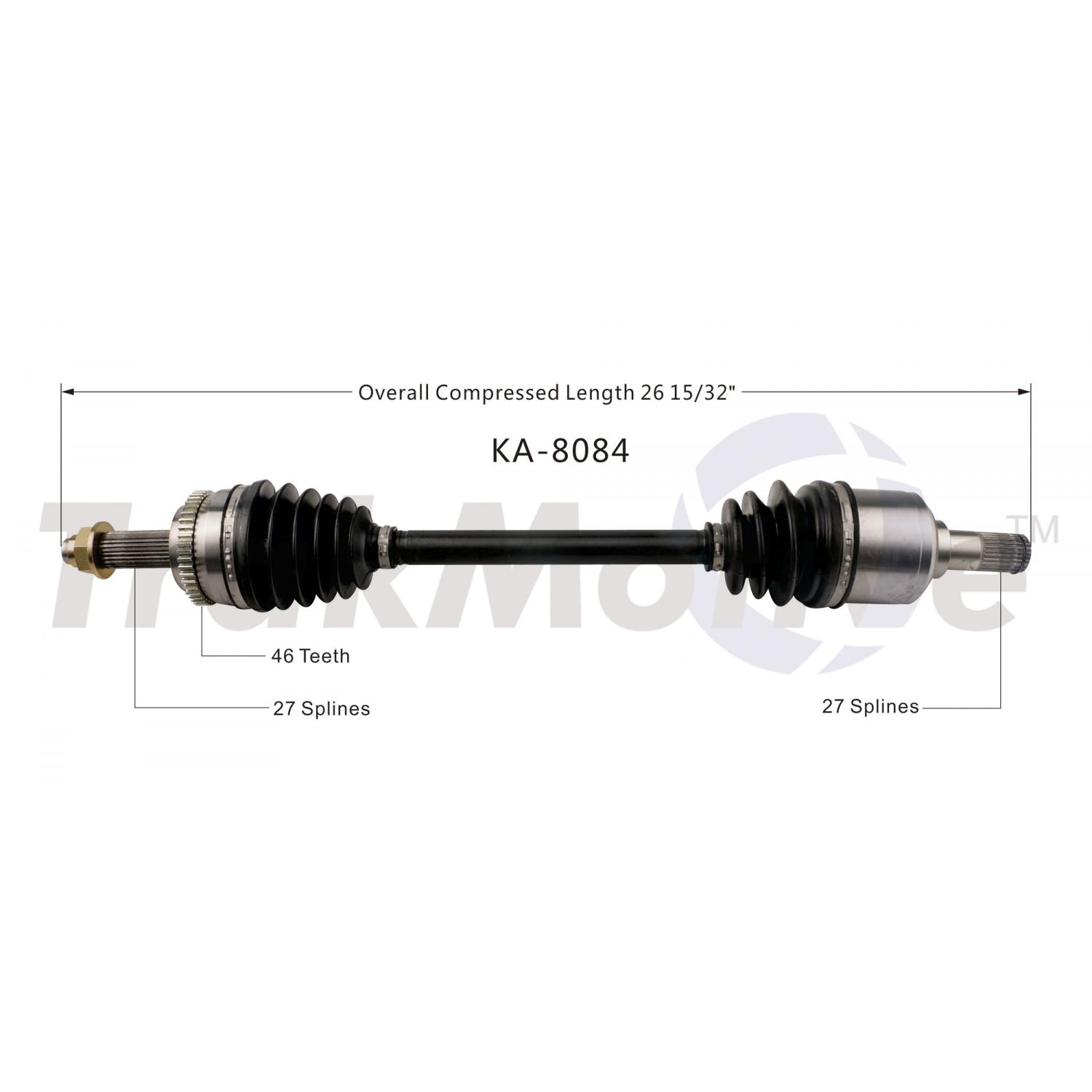 TrakMotive KA8084 - CV Axle Shaft TrakMotive KA8084 CV Axle Shaft product image 1 of 3
