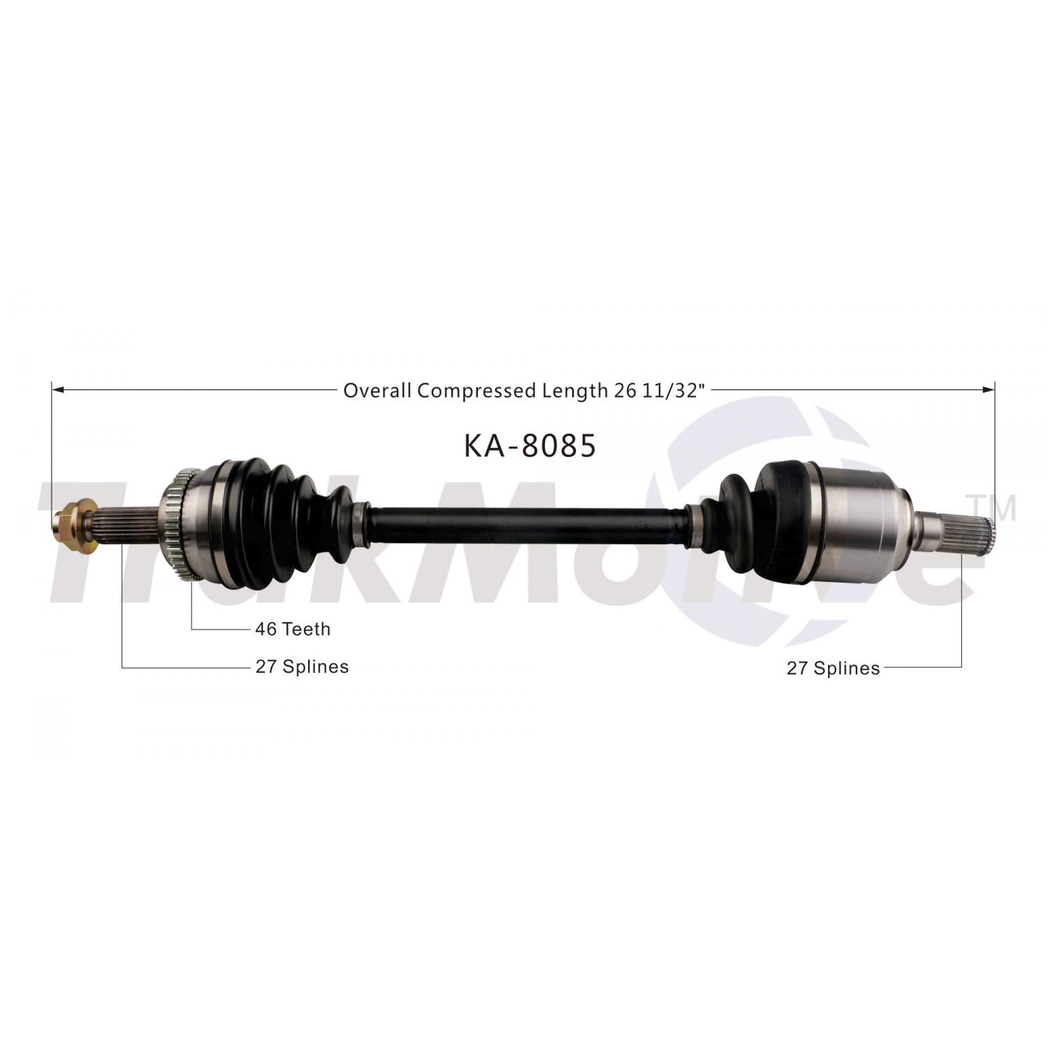 TrakMotive KA8085 - CV Axle Shaft TrakMotive KA8085 CV Axle Shaft product image 1 of 3