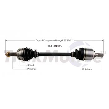 2014 Kia Forte CV Axle Shaft Front Left TrakMotive KA8085 image 1 of 3