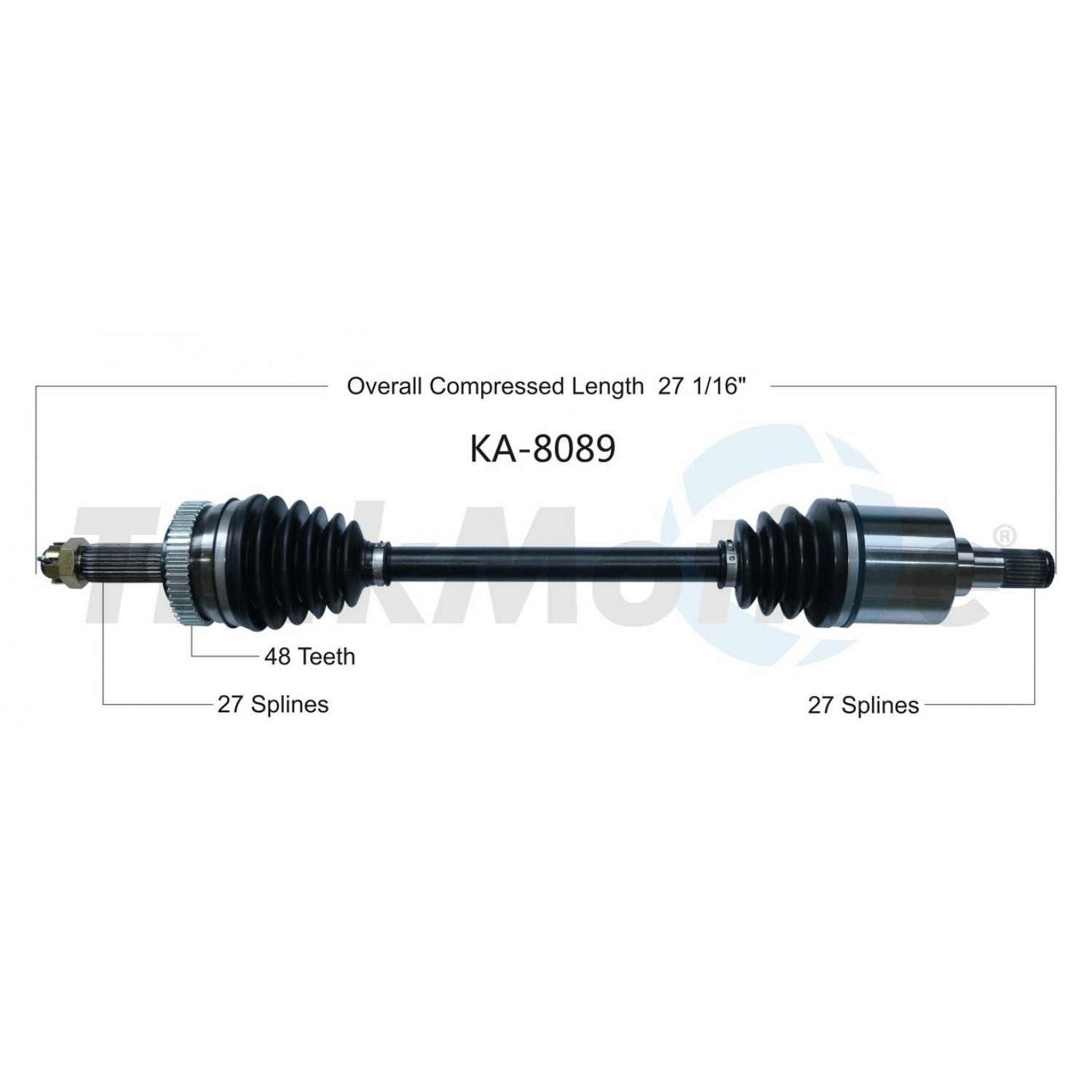 TrakMotive KA8089 - CV Axle Shaft TrakMotive KA8089 CV Axle Shaft product image 1 of 3