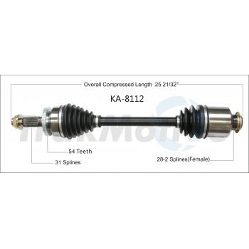 2012 Kia Sedona CV Axle Shaft Front Right TrakMotive KA8112 image 1 of 3