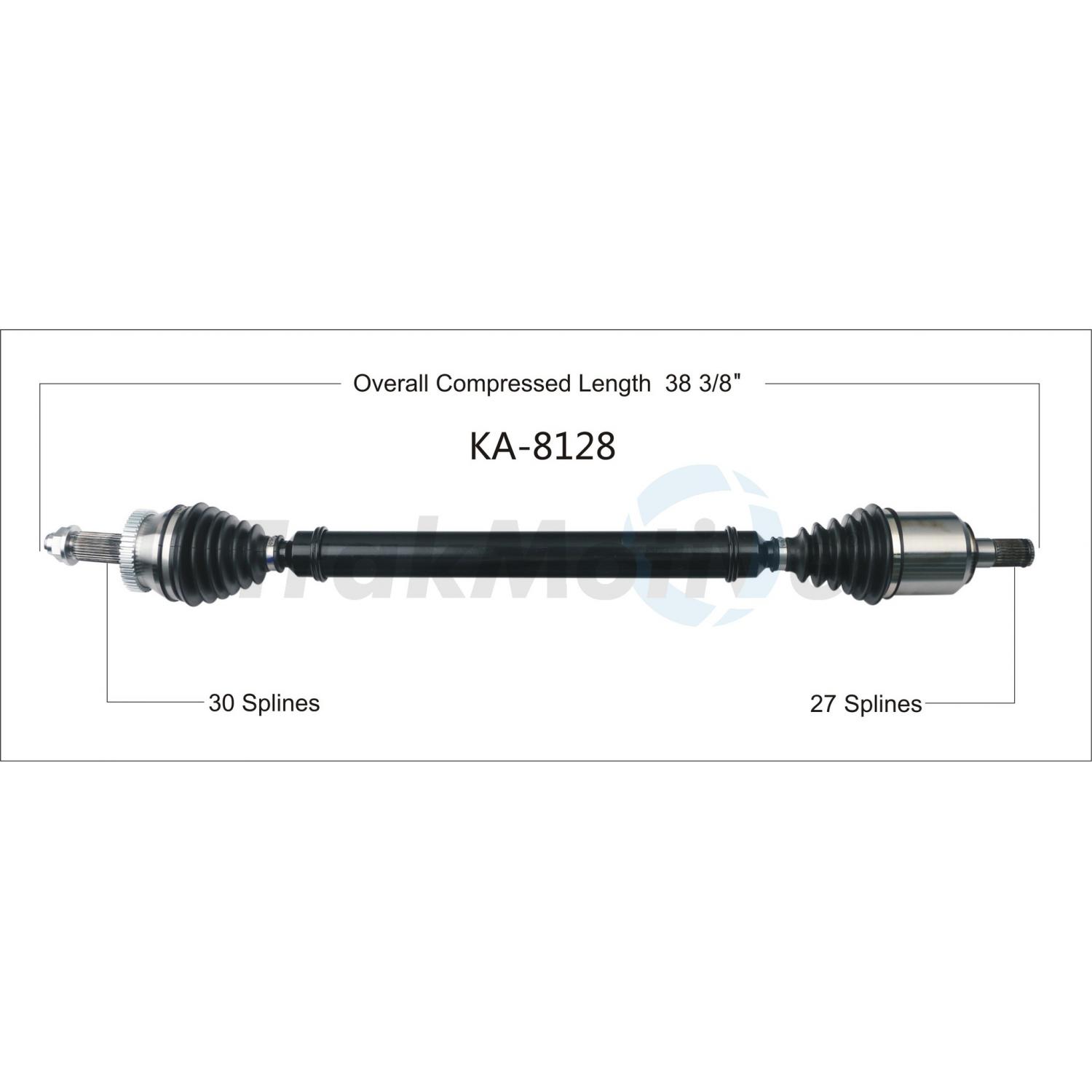 TrakMotive KA8128 - CV Axle Shaft TrakMotive KA8128 CV Axle Shaft product image 1 of 3