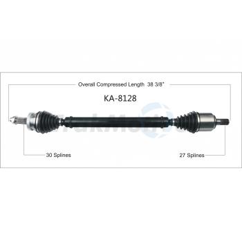 2018 Kia Optima CV Axle Shaft Front Right TrakMotive KA8128 image 1 of 3
