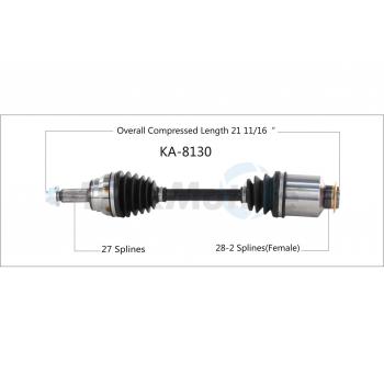 2019 Kia Niro CV Axle Shaft Front Right TrakMotive KA8130 image 1 of 3