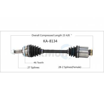 2017 Kia Soul CV Axle Shaft Front Right TrakMotive KA8134 image 1 of 3