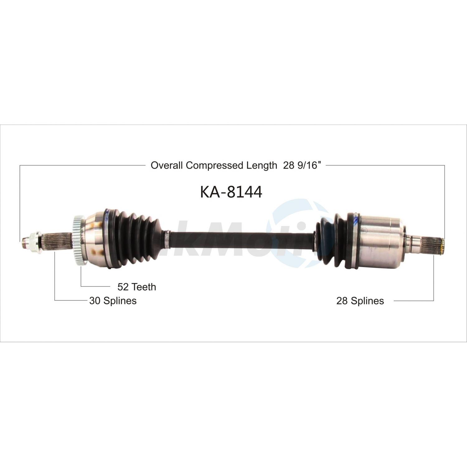 TrakMotive KA8144 - CV Axle Shaft TrakMotive KA8144 CV Axle Shaft product image 1 of 3