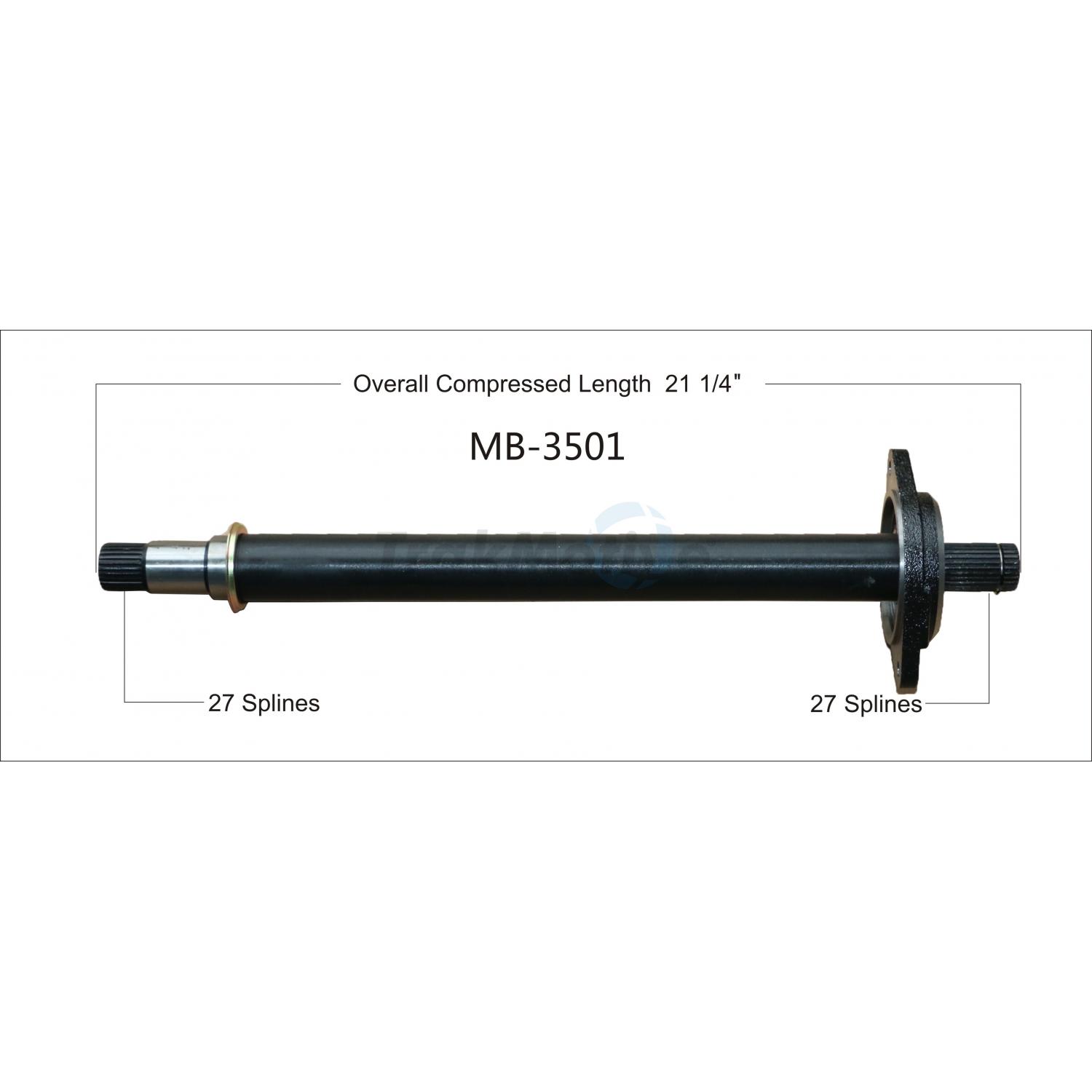TrakMotive MB3501 - CV Intermediate Shaft TrakMotive MB3501 CV Intermediate Shaft product image 1 of 3