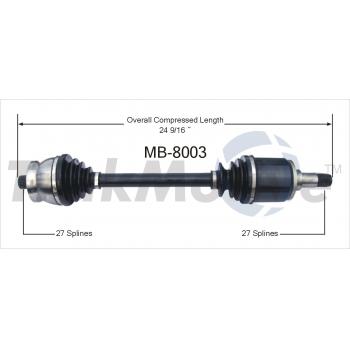 1978 Mercedes-Benz 230 CV Axle Shaft