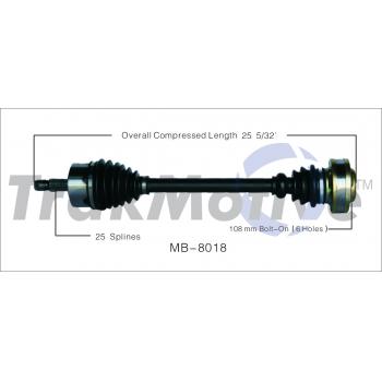 1993 Mercedes-Benz 300TE CV Axle Shaft