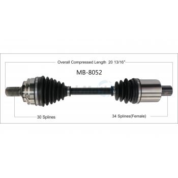 2014 Mercedes-Benz CLS63 AMG CV Axle Shaft