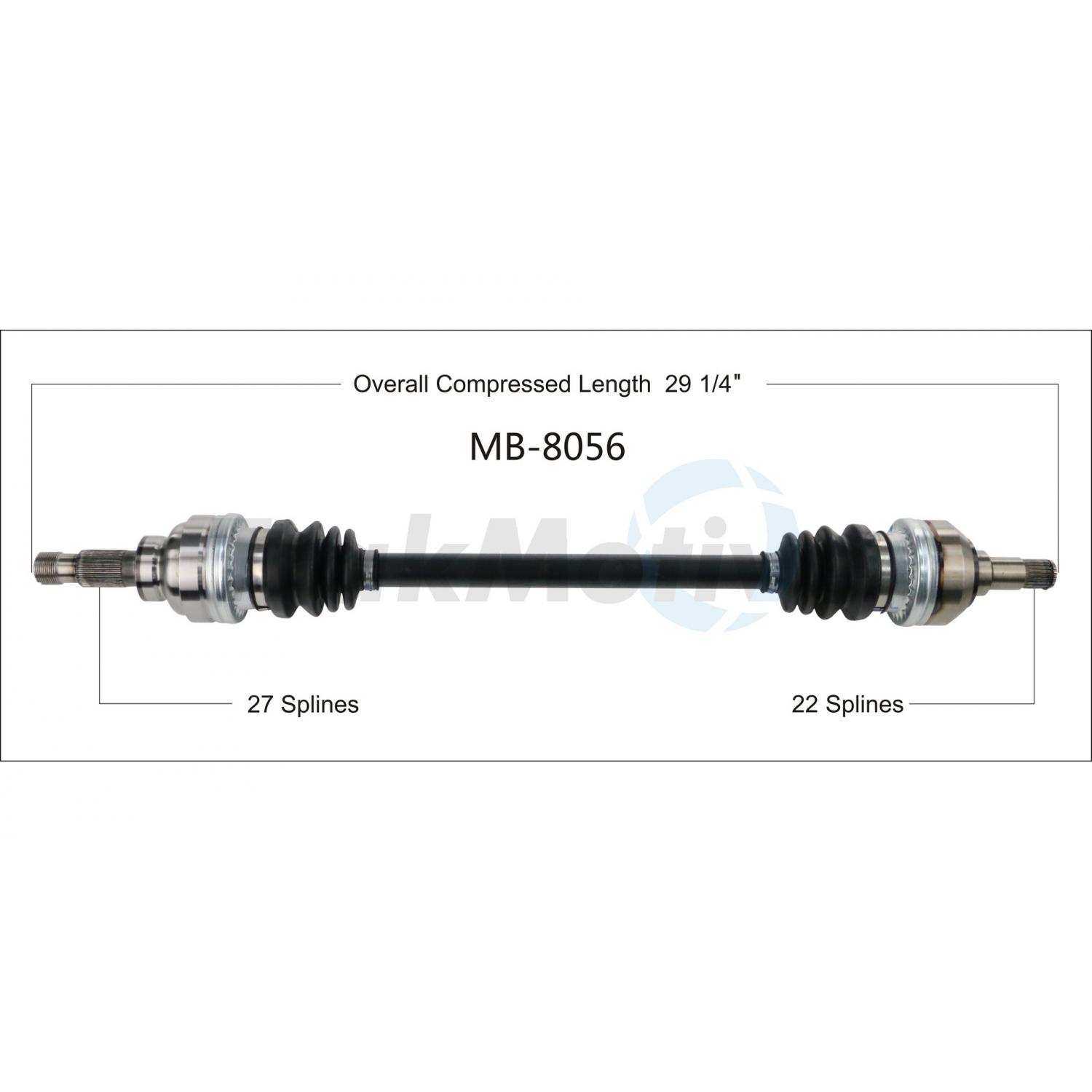 TrakMotive MB8056 - CV Axle Shaft TrakMotive MB8056 CV Axle Shaft product image 1 of 3