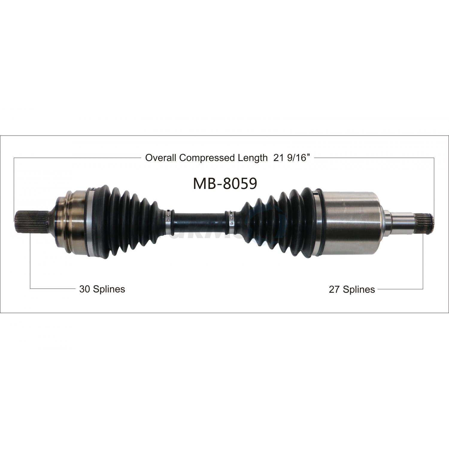 TrakMotive MB8059 - CV Axle Shaft TrakMotive MB8059 CV Axle Shaft product image 1 of 3