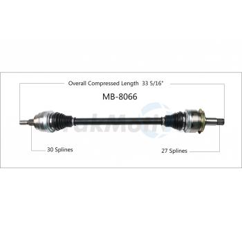 2014 Mercedes-Benz ML350 CV Axle Shaft Rear Left TrakMotive MB8066 image 1 of 3
