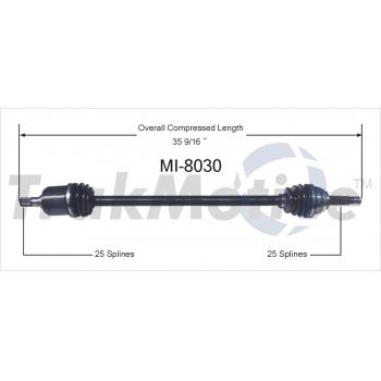 1982 Plymouth Champ CV Axle Shaft