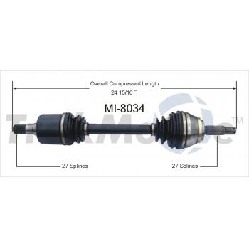 1993 Mitsubishi Diamante CV Axle Shaft