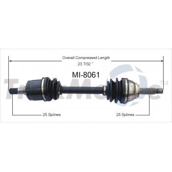 1985 Mitsubishi Galant CV Axle Shaft